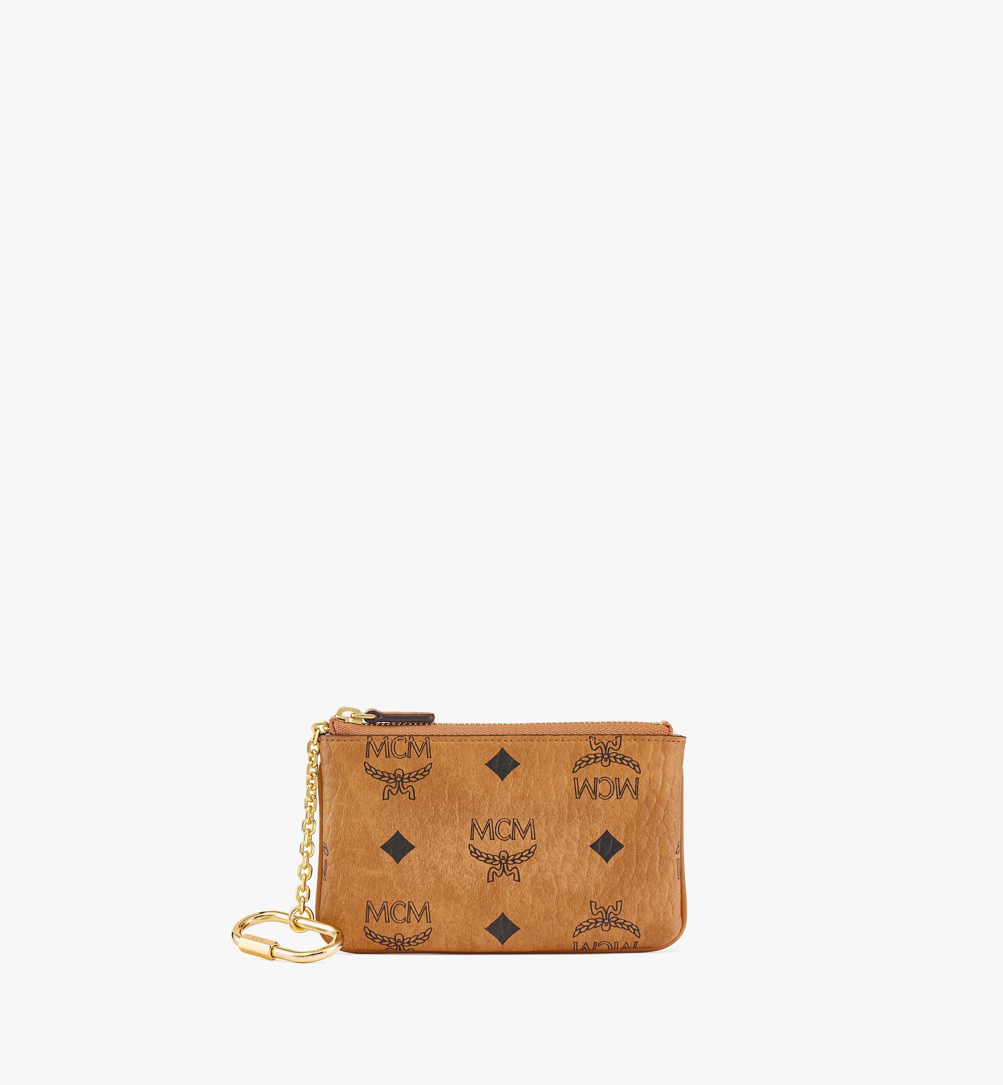 Mcm zip pouch outlet in visetos original